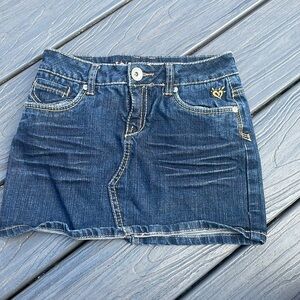 Justice Skirt. Size 10R. Jean skirt w built in shorts.  Great condition